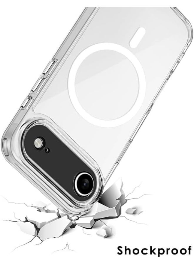 جون بولز جراب شفاف لهاتف iPhone 17 Air مزود بتقنية MagSafe، نحيف، مقاوم للخدوش والصدمات، غطاء واقٍ لهاتف iPhone 17 Air مقاس 6.1 بوصة - Image 3